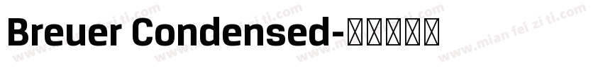 Breuer Condensed字体转换